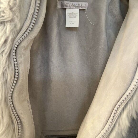 Baby & Child Restoration Hardware Luxe Faux Fur Baby Bunting Gray Fox 0-6 Months - Picture 8 of 12